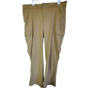 Columbia Omni-Shield Nylon Olive Pant's Women's Size 14